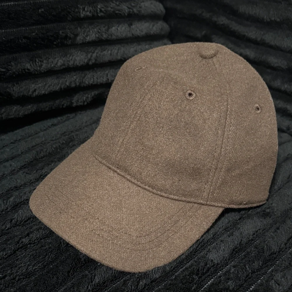 J. Crew Brown Wool-Blend Baseball Cap